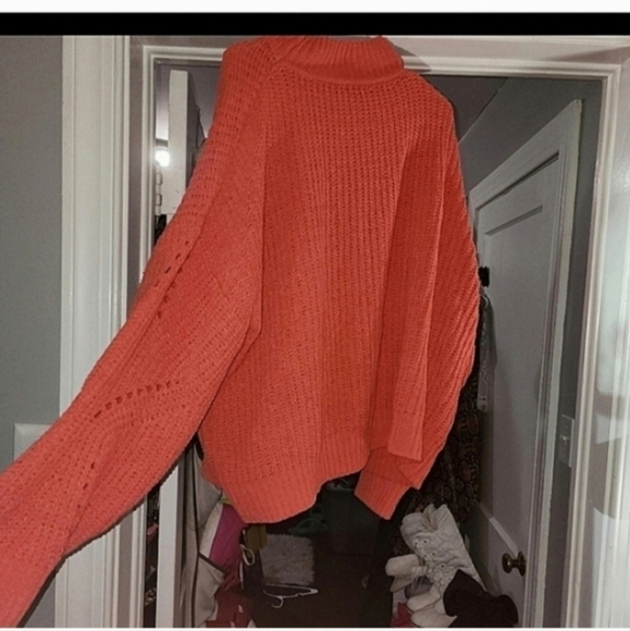 🍂🍁Nwot Fashion nova coral sweater 3x - Picture 2 of 5